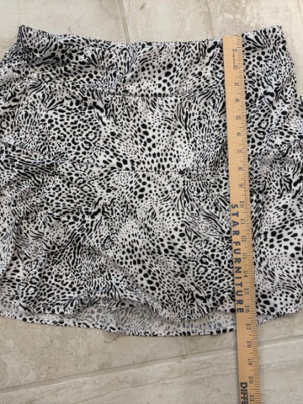 Emerald 18 Leopard Print Women's Athletic Skort Sz XL Activewear Workout Sporty - Picture 8 of 9